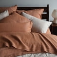 thumbnail image 3 of 100% French Linen Duvet Cover - King/Cal King - Canyon Heather | BOKSER HOME, 3 of 4