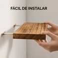 thumbnail image 4 of Repisas Flotantes de Madera Paulownia 40x15x2.5 cm PERFECT SPACE | Color Natural, Soporta 10 kg, Kit de Instalación Incluido, Estilo Minimalista, Set de 3 Piezas, 4 of 5