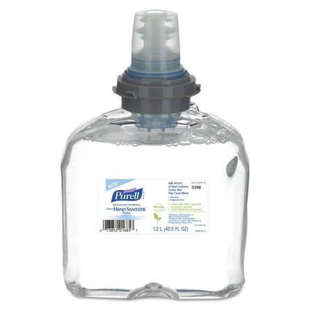 PURELL Instant Hand Sanitizer Nourishing Foam, 1200mL Refill, 2/Carton -GOJ539802