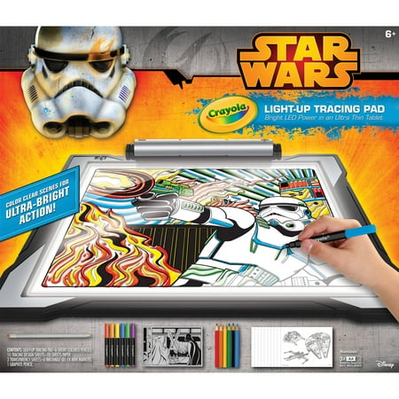 Crayola Star Wars Light Up Tracing Pad, 20+ Pieces - Walmart.com