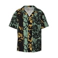 thumbnail image 6 of Kdxio Men's Hawaiian Shirt for Men Short Sleeve Shirt Lilies Flowers Summer Casual Holiday Beach Button Down T-Shirts, 6 of 7