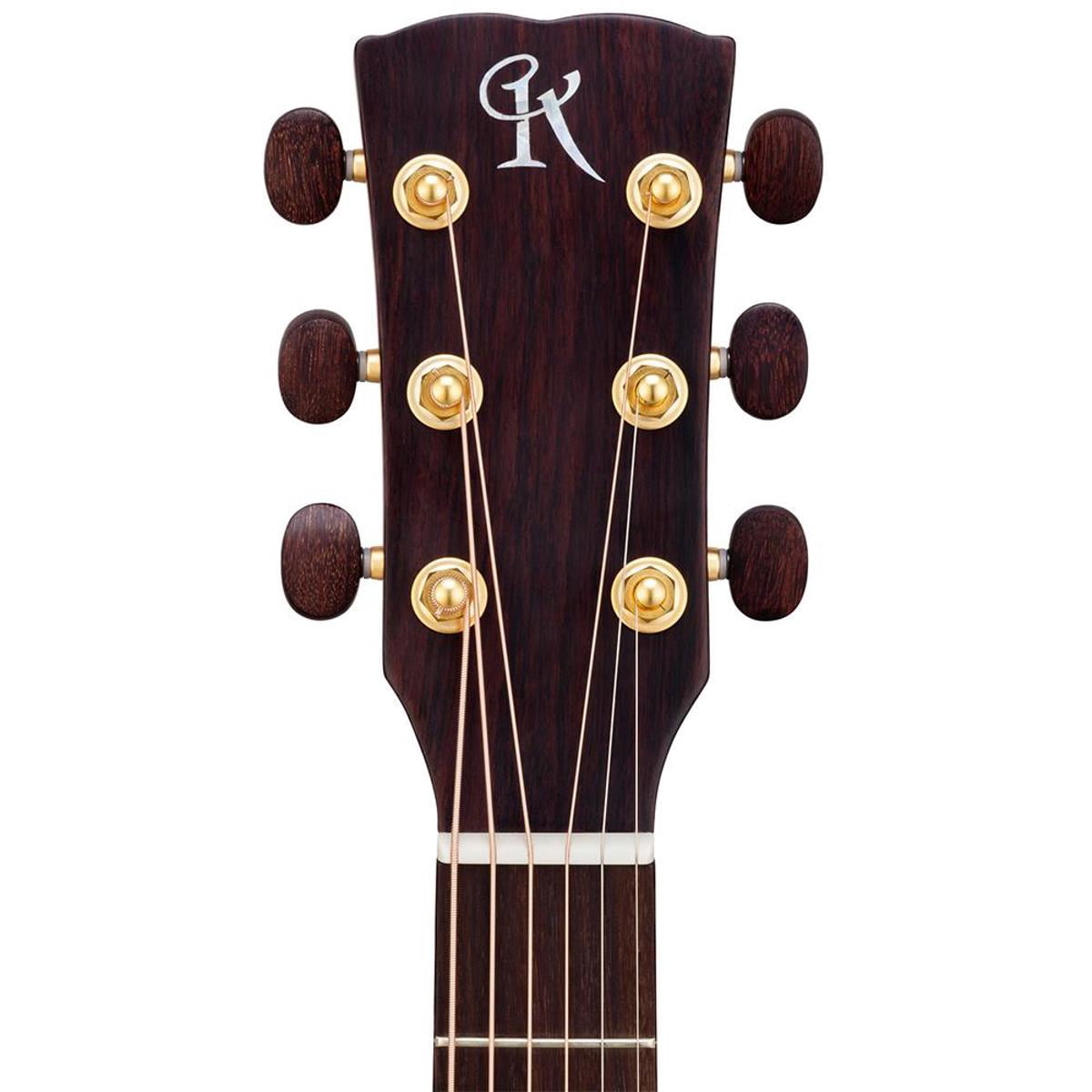 Kremona Steel String Series M20 D-Style Acoustic Electric Guitar with Hardshell Case, Rosewood Fingerboard