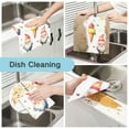 thumbnail image 2 of 6 Packs Dwarf and Ice Cream Kitchen Dish Towels Soft Absorbent Dish Cloths 11"x11", 2 of 9