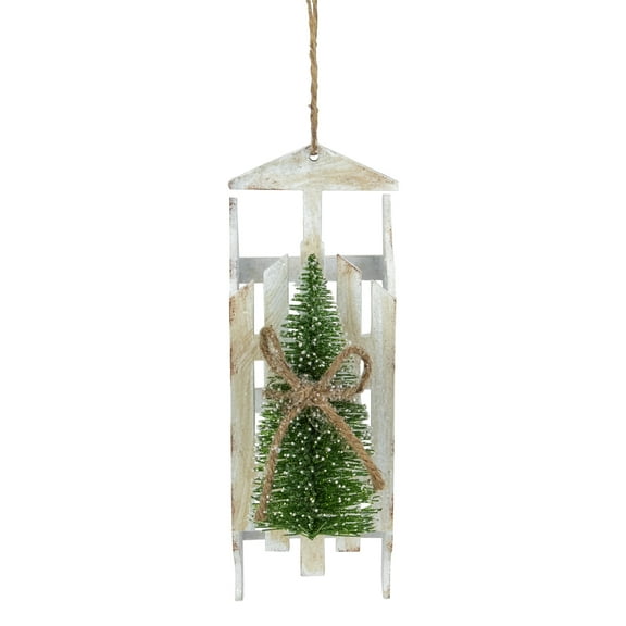 Northlight Assorted Colors wooden Christmas Decorative Accent Ornament, 9"