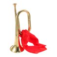 thumbnail image 3 of EeaseCA Wind Instrument Trumpet Traditional Wind Instrument Copper Alloy Bugle, 3 of 9