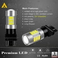 thumbnail image 3 of Alla Lighting 54-SMD T25 3157 3156 LED Reverse Light Bulbs 6000K Xenon White Super Bright Backup Lights, Turn Signal Lights, Brake Lights Stop Light Tail Lights DRL, 3 of 9