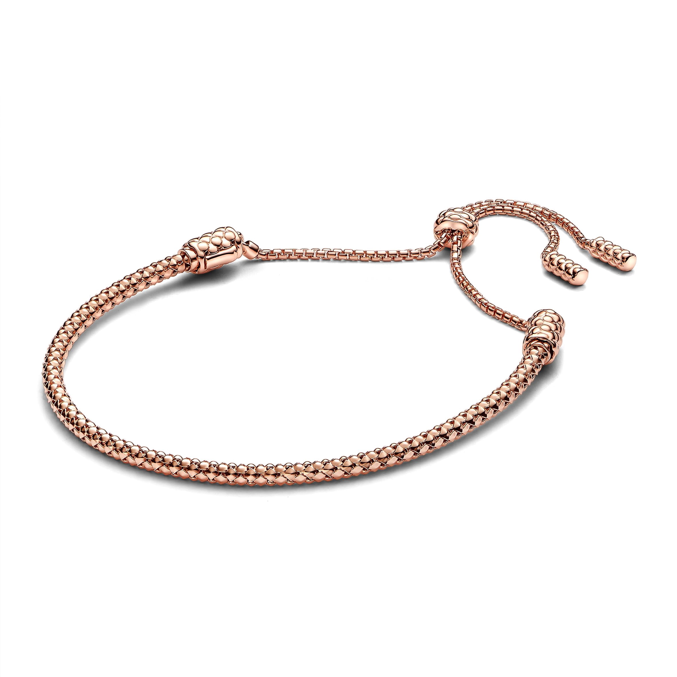 Pandora Moments Heart T-Bar Snake Chain Bracelet - 599285C00-16 