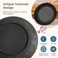 thumbnail image 3 of Homienly 40-Piece Wheat Straw Dinnerware Set, Service for 8, Reusable Plates, Bowls & Cups, Lightweight, Microwave & Dishwasher Safe, Black, 3 of 8