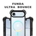 thumbnail image 5 of Mr. Gadgets Funda De Uso Rudo Para iPhone, Diseño Magnetico, Case Transparente De Acrilico Epoxi, Tecnología Ultra Bounce, Anti-caídas Compatible Con iPhone Air Color Negro Tornasol, 5 of 5