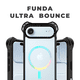 thumbnail image 5 of Mr. Gadgets Funda De Uso Rudo Para iPhone, Diseño Magnetico, Case Transparente De Acrilico Epoxi, Tecnología Ultra Bounce, Anti-caídas Compatible Con iPhone Air Color Negro Tornasol, 5 of 5