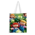 thumbnail image 1 of Cabbage Patch Kids Bolso de tela con estampado de lienzo para mujer, bolsa de compras reutilizable y estética, con cremallera interior, regalo para mujer,40*40cm., 1 of 6