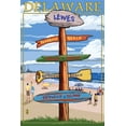 thumbnail image 4 of Lewes, Delaware, Destinations Sign (1000 Piece Puzzle, Size 19x27, Challenging Jigsaw Puzzle for Adults and Family, Made in USA), 4 of 4