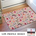 thumbnail image 3 of Pioneer Flower Floral Print Pattern Door Rugs,Washable Non Slip Door Mats Indoor,Decorative Door Mats,Entry Mat Indoor for Entrance,Bedroom,Kitchen,Bathroom,16"x24", 3 of 6