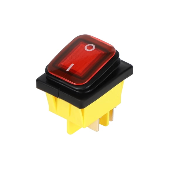 EverStart 30 Amp 12 Volt DC Universal Lighted Rocker Switch Illuminated 4 Pin