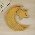 thumbnail image 5 of Ramadan Wooden Serving Tray - Moon Star Eid Mubarak Tableware for Dessert, Pastry, and Snack Display, Party Decor, and Home Tableware, 5 of 8