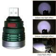 thumbnail image 3 of stanreset USB Lampe Torche Portable d'Urgence Zoomable Lampe de Travail Sans Fil Lampe d'Éclairage Poche Lanterne Inspection Remplir Lumière Violet Lumière, 3 of 8