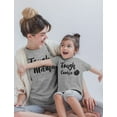 thumbnail image 5 of Tough Mama Tough Cookie Mother & Son Daughter Matching Set Mom & Child Shirts Mom Gray XX-Large / Child Gray 2T, 5 of 7