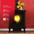 thumbnail image 2 of SPRING Sustainable Heating Solution Fireplace Fans Heat Driven and Quietly Effective Gold, 2 of 7