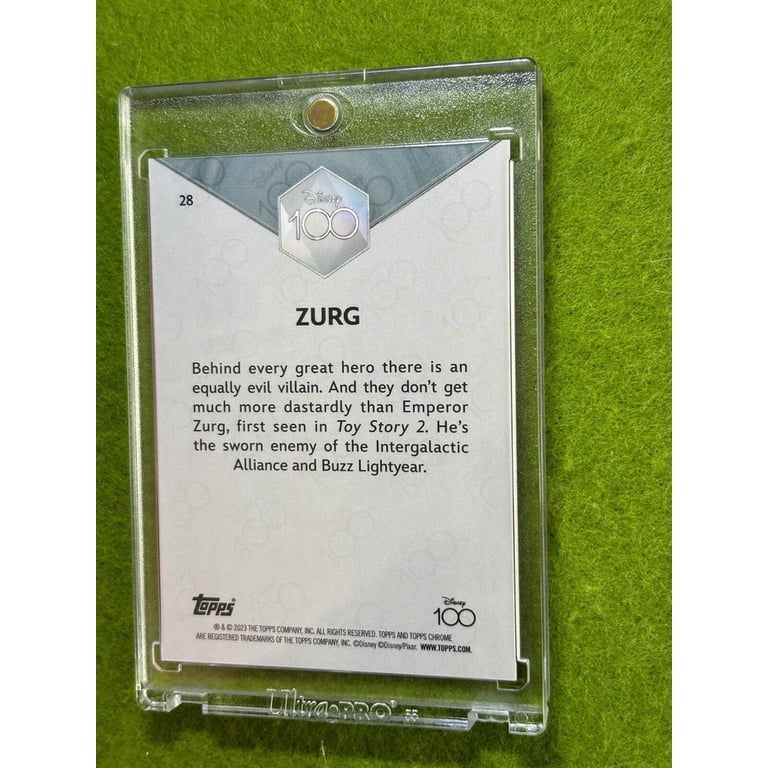 ZURG Disney 100 PINK REFRACTOR #/399 Toy Story 2 CARD 2023 Topps