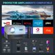 thumbnail image 4 of Proyector Portátil Native 4K HD 350 ANSI con Enfoque Automático y Corrección Keystone 5G WIFI6 Bluet, 4 of 9