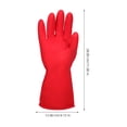 thumbnail image 3 of 4 Pairs Medium Heavy Duty Rubber Cleaning Gloves for Kitchen, Household Dishwashing and General Cleaning Tasks, 3 of 8