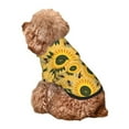 thumbnail image 2 of Yiaed Bees and Sunflowers Print Dog Hoodie Security Pet Dog Costume Pets Dog Hoodie Sweatshirt with Pocket for Small Dogs-X-Small, 2 of 5