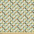 thumbnail image 2 of Ambesonne Geometric Fabric by the Yard Upholstery, Angled Cyclic Tile, 3 Yards, Multicolor, 2 of 5