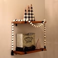 thumbnail image 4 of Buffalo Check Mini Set of 3 Black White Checkered Plaid Trees Christmas Decorations Holiday Home Decor, 4 of 4