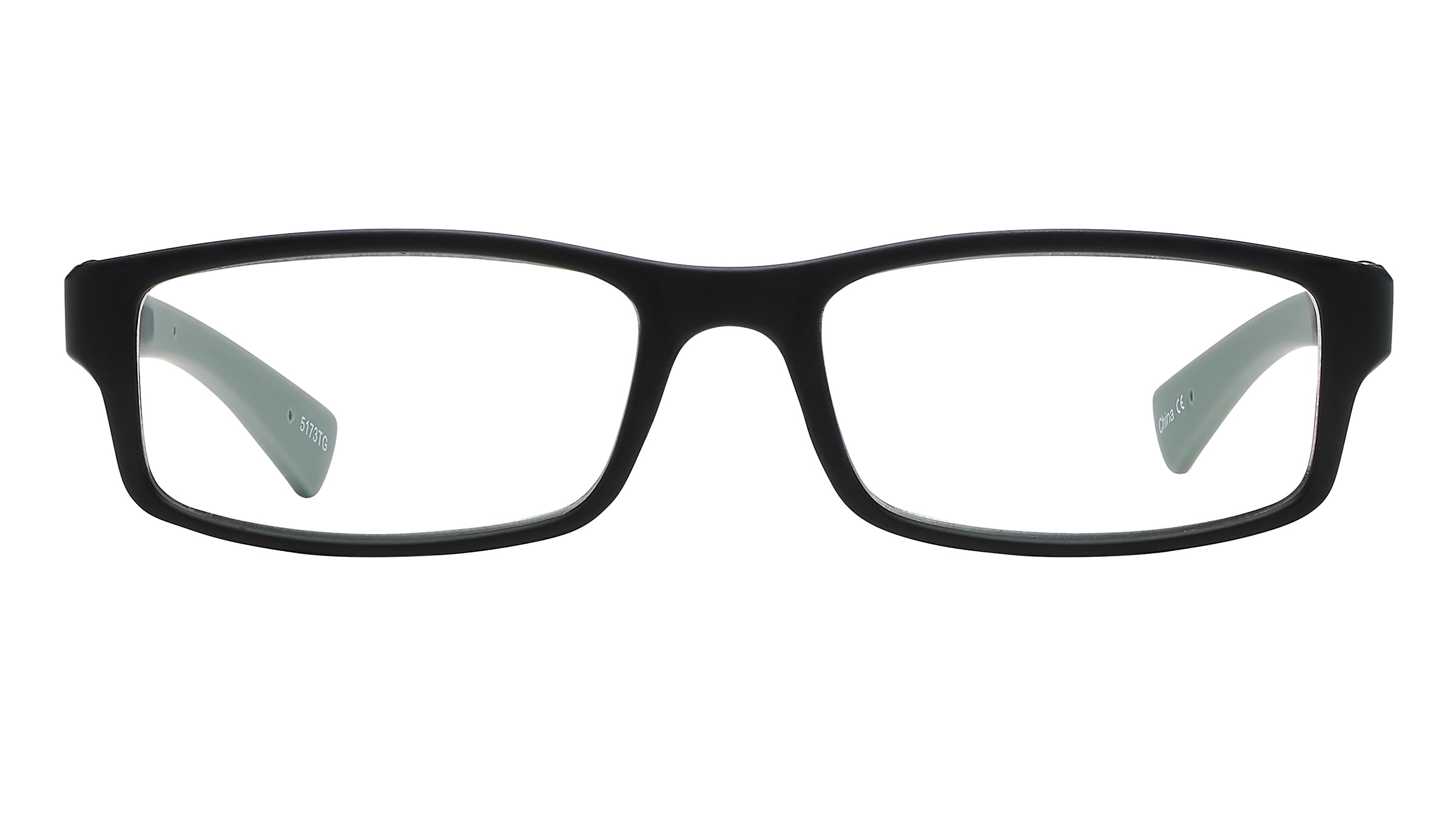 SAV Sportex Reading Glasses, Modern Rectangular Sport Frame, AR4160, +1.25, Gray