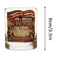 thumbnail image 5 of 1776-2026 250th Anniversary Glass Cup,6.8 oz Patriotic Water Cup,Perfect for Coffee,Tea,Juice,Beverage cup, 5 of 6