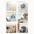 thumbnail image 4 of Ventilador de Pie, Ventilador de Escrito de Piso Tranquilo 4 Velocidad de Viento 8H Temporalidad Fácil de Limpieza Para Control remoto, 4 of 7