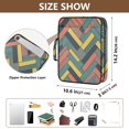 thumbnail image 3 of Haosy Accordion File Organizer Zipper Binder 500 Sheet 6-Tab Expanding File Folder Multi-Pocket 1.2 Inch 3 Ring Colorful Strip, 3 of 7