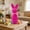 Hot Pink, variant on Vsontor Easter Decorations Flocked Bunnies Figurine With Bow Tie 8.8" Flocking Rabbit Tabletop Ornament For Easter Centerpieces For Spring Home Office Table Decor, Party Supplies Purple 8.7Inch