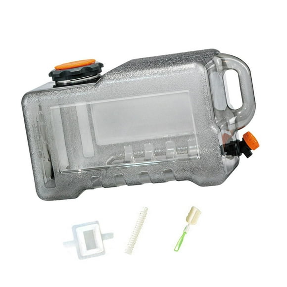 Portador de almacenamiento de agua de contenedor de agua con tanque de agua del grifo sin dispensador de bebidas de fuga para conducir emergencia de 18L