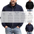 thumbnail image 3 of DayScoop Mens Casual Jackets Fall Outerwear Long Sleeve Solid Color Winter Fashion Outdoor Business Pocket Outer Tops, 3 of 6