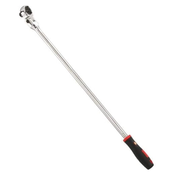 1/2" Drive Ratchet Set - Reversible Flex Head Ratchet, 72 Tooth, Professional Mechanic Tool - Durable Vanadium Steel, 670mm Length