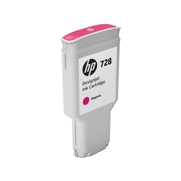 Cartucho de Tinta HP 728 Magenta, Modelo: F9K16A, 300 ml. HP F9K16A
