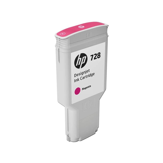 Cartucho de Tinta HP 728 Magenta, Modelo: F9K16A, 300 ml. HP F9K16A