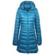 thumbnail image 3 of Chaqueta de plumón con capucha de otoño e invierno para mujer, talla grande, ligera, ajustada, de longitud media, para mujer, 3 of 5