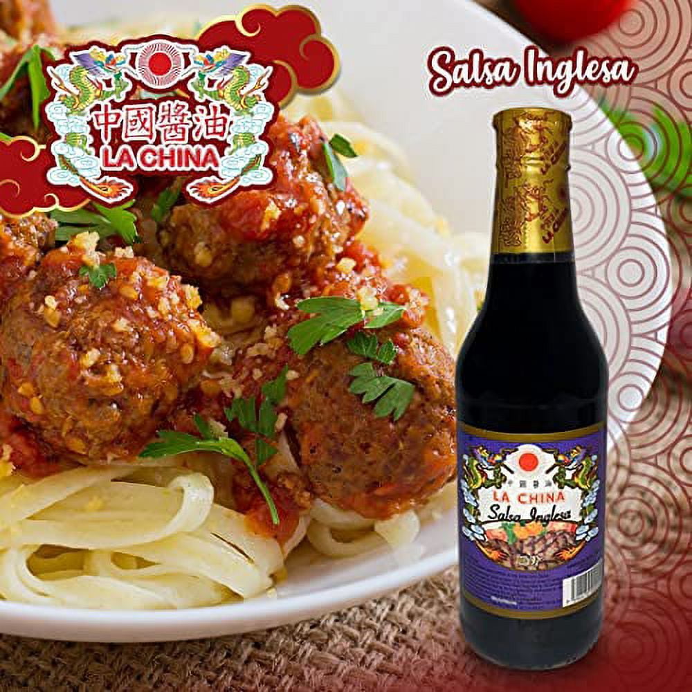 La China Salsa Inglesa 300mL / La China Worcestershire Sauce 10.14 flOz (3 Pack)