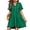 C-Green, variant on Fall Dresses for Women Long Sleeve V Neck Midi Dress Casual Loose Flowy Swing Tiered Dress with Pockets