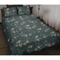 thumbnail image 1 of Airplane Circle Pattern Quilt Bed Set, 1 of 5