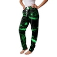 thumbnail image 4 of Hearthz Halloween Print Womens Pajamas Pants Boo Ghost Pumpkin Graphic Jogger Lounge Pants Elastic Waist Lightweight Lounge Pants Women with Cuffed Ankles, 4 of 5