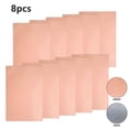 thumbnail image 1 of Elodie 8 Pieces Metallic Cardstock Paper Construction Paper Multipurpose Foil Board for Rose Gold, 1 of 8
