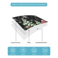 thumbnail image 4 of Full Size Quilt Bedding Set, Black Christmas Snowflakes Reversible Summer Quilt 3 Pieces, Winter Xmas Snowman Pine Trees Lightweight Bedspreads Coverlets with 2 Pillow Shams for All Seasons, 4 of 5