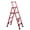 red-25L, variant on Multi-Purpose 470cm Folding Telescoping Ladder – Collapsible Extension Ladder for Indoor and Outdoor Use, Anti-Pinch Locking Mechanism for Safe Roof Access