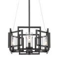 thumbnail image 1 of Golden Lighting 6068-4P BLK 4 Light Marco Pendant, Matte Black, 1 of 1