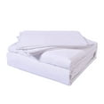 thumbnail image 2 of Triangle Weavers 100% Cotton 600 Thread Count, White Full Size Bed Sheet - Set of 4, 2 of 7
