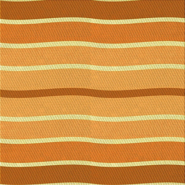 Ahgly Tapis d'Intérieur Lavable en Machine Carré Transitionnel Orange Bière, 5 Pieds Carré