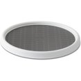 thumbnail image 1 of Gabinete de despensa antideslizante Lazy Susan Tocadiscos, 12 pulgadas, blanco/gris Fason WRQX-158, 1 of 6